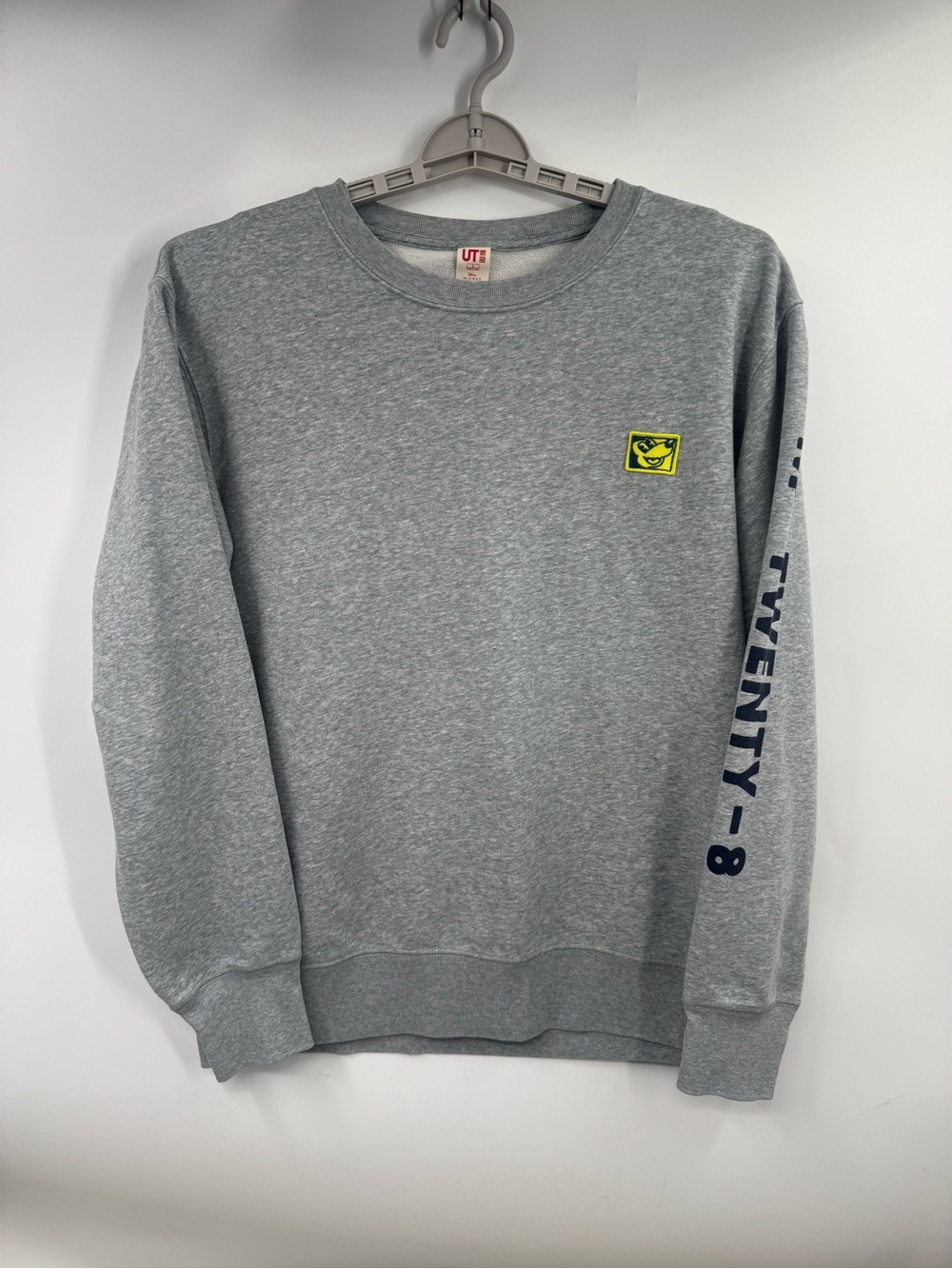 Uniqlo Keith Haring X Disney Mickey Mouse Sz L Gray Pullover Crewneck
